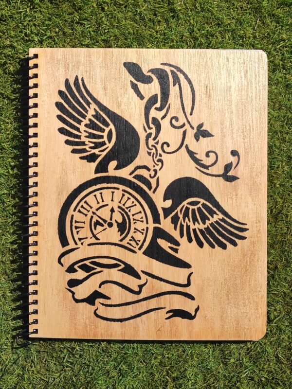 Cuaderno de madera personalizable Magia Temporal