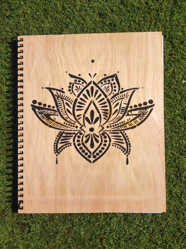 Cuaderno de madera personalizable Ascenso Interior