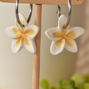 Argolla Flor Blanca