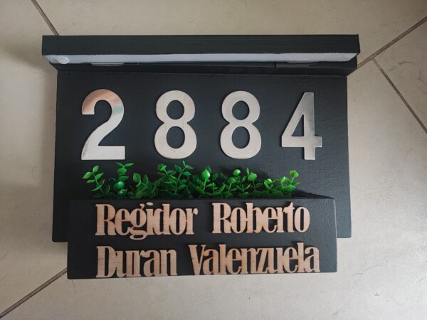 Numeración de casa: modelo PROVIDENCIA (Con Luz) - Imagen 4