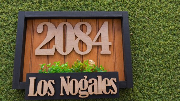 Númeración de casa: modelo irlandés horizontal BICOLOR - Imagen 4