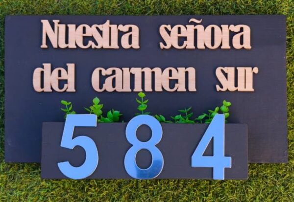 Numeración de casa: modelo providencia - Imagen 2